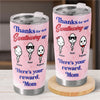 The Best Decision You Ever Made - Family Personalized Custom Tumbler - Mother's Day, Gift For Mom
