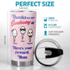 The Best Decision You Ever Made - Family Personalized Custom Tumbler - Mother's Day, Gift For Mom