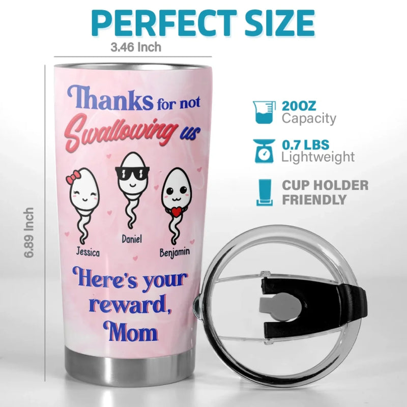 The Best Decision You Ever Made - Family Personalized Custom Tumbler - Mother's Day, Gift For Mom