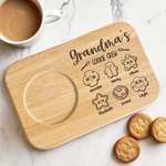 Custom Name Cookie Crew Gifts for Grandma - Personalized Tea Board