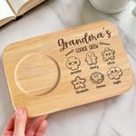 Custom Name Cookie Crew Gifts for Grandma - Personalized Tea Board