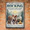 Paws, Play And Campfire Days - Dog Personalized Custom Home Decor Metal Sign - House Warming Gift For Pet Owners, Pet Lovers