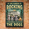 If The Camper’s Wobbling, I Swear It’s The Dogs’ Fault - Dog Personalized Custom Home Decor Metal Sign - House Warming Gift For Pet Owners, Pet Lovers