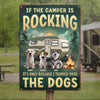 If The Camper’s Wobbling, I Swear It’s The Dogs’ Fault - Dog Personalized Custom Home Decor Metal Sign - House Warming Gift For Pet Owners, Pet Lovers