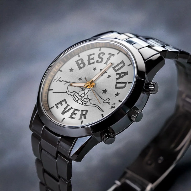 A Legacy Of Love And Time - Family Personalized Custom Men's Watch - Father's Day, Gift For Dad, Grandpa