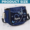 Always Loved, Always Mom - Family Personalized Custom Leather Saddle Bag - Mother's Day, Gift For Mom, Grandma