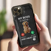 Love At First Paw Print - Dog & Cat Personalized Custom Leather Flip Wallet Phone Case - Gift For Pet Owners, Pet Lovers