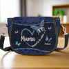 Always Loved, Always Mom - Family Personalized Custom Leather Saddle Bag - Mother's Day, Gift For Mom, Grandma