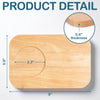 Brewed With Love, Enjoyed With Family - Family Personalized Custom Engraved Wooden Tea & Snack Board - Father's Day, Gift For Dad, Grandpa