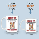 Custom Funny Dog Mom Mother's Day Gifts - Personalized Mugs
