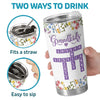 Forever Blessed With Grandkids - Family Personalized Custom 3D Inflated Effect Printed Tumbler - Mother's Day, Gift For Mom, Grandma