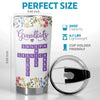 Forever Blessed With Grandkids - Family Personalized Custom 3D Inflated Effect Printed Tumbler - Mother's Day, Gift For Mom, Grandma
