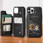 Custom Pet Photo Gifts for Dog and Cat Lovers - Personalized Wallet Phone Case