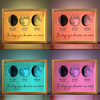 The Day You Became Our Forever - Family Personalized Custom Frame Light Box - Mother's Day, Gift For Mom, Grandma