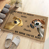 Our Pawsome Greeters Are Always On Duty - Dog Personalized Custom Home Decor Decorative Mat - House Warming Gift For Pet Owners, Pet Lovers