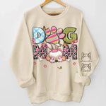 Custom Name Dog Mom Gifts for Pet Lovers - Personalized Sweater