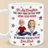 Proud To Be Your Dad, Forever - Family Personalized Custom 3D Inflated Effect Printed Mug - Father's Day, Gift For Dad, Daughter
