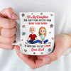 Proud To Be Your Dad, Forever - Family Personalized Custom 3D Inflated Effect Printed Mug - Father's Day, Gift For Dad, Daughter