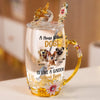 A House Without Dogs Is Like A Garden Without Flowers - Dog Personalized Custom Enamel Flower Tea Cup With Lid & Spoon - Gift For Pet Owners, Pet Lovers