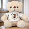Educated, Empowered, Excelling - Family Personalized Custom Teddy Bear Plush - Graduation Gift For Family Members, Siblings, Brothers, Sisters