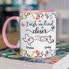 Besties Forever, No Matter The Miles - Bestie Personalized Custom 3D Inflated Effect Printed Accent Mug - Gift For Best Friends, BFF, Sisters