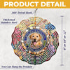 Custom Photo I'm Always With You - Memorial Personalized Custom Wind Spinner - Sympathy Gift For Pet Owners, Pet Lovers