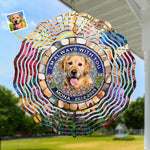 Custom Pet Photo Memorial Decor - Personalized Wind Spinner