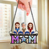 Mom, Our Guiding Star And Greatest Blessing - Family Personalized Window Hanging Suncatcher Ornament - Mother's Day, Gift For Mom, Grandma