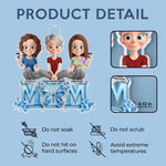 Custom Name Mom Gifts for Mothers - Personalized Car Ornament