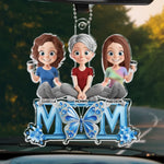 Custom Name Mom Gifts for Mothers - Personalized Car Ornament