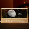 The Days Your Heart Grew Bigger - Family  Personalized Custom Acrylic Block 3D LED Night Light - Mother's Day, Gift For Mom