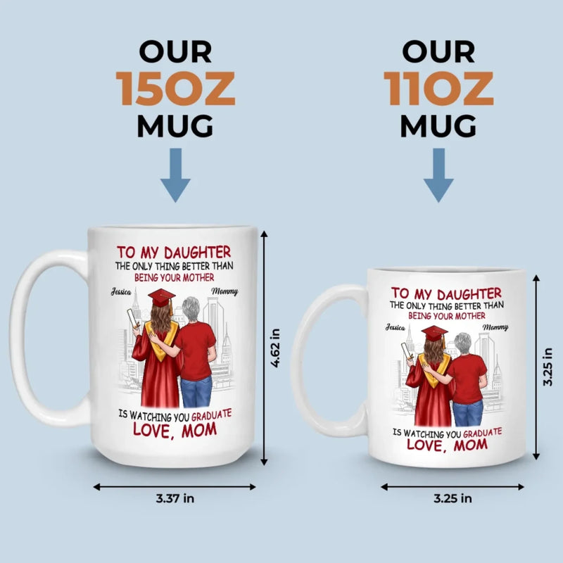 Custom Name Graduation Gifts for Daughter - Personalized Mugs