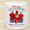 So Proud, So Blessed - Family Personalized Custom Mug - Graduation Gift For Daughter