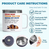 Dogs Make Life Whole - Dog Personalized Custom 14oz Stainless Steel Tumbler With Handle - Gift For Pet Owners, Pet Lovers