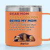 Dogs Make Life Whole - Dog Personalized Custom 14oz Stainless Steel Tumbler With Handle - Gift For Pet Owners, Pet Lovers