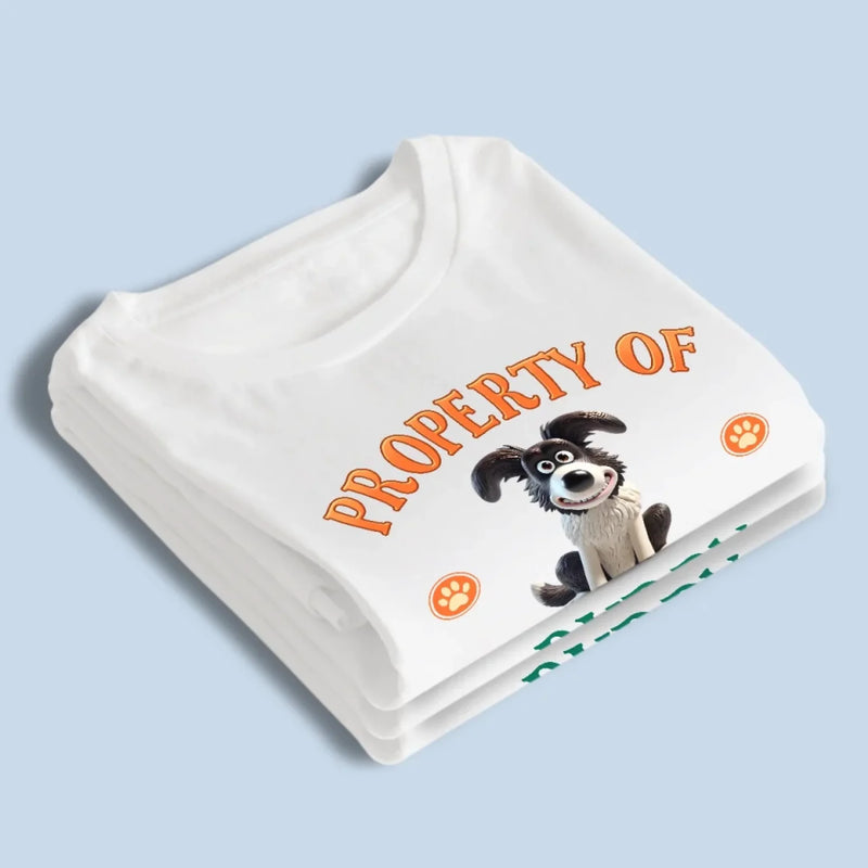 Property Of The Best Dog Ever - Dog Personalized Custom Unisex T-shirt, Premium T-shirt, Hoodie - Gift For Pet Owners, Pet Lovers