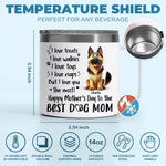 Custom Name Dog Mom Mother's Day Gifts - Personalized 14 Oz Tumbler With Handle