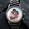 Custom Photo Love In Every Moment - Couple Personalized Custom Unisex Watch - Gift For Gift For Husband Wife, Anniversary