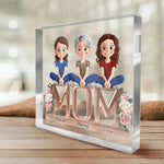 Custom Name Mom Gifts for Women - Personalized Shaped Acrylic Plaque