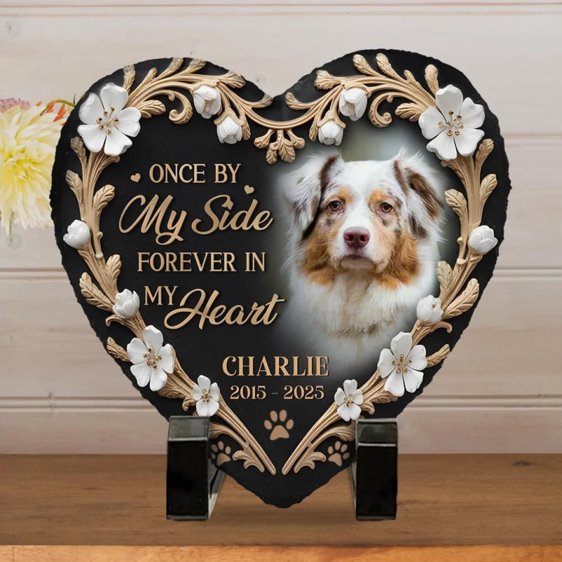 Custom Pet Photo Memorial Gifts for Dog Lovers - Personalized Memorial Stone