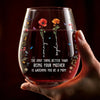 The Only Thing Better Than Being Your Mother Is Watching You Be A Mom - Family Personalized Custom Wine Glass - Mother's Day, Gift For Daughter