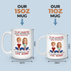 My Heart Overflows With Love Seeing My Daughter As A Mom - Family Personalized Custom Mug - Gift For Mom, Daughter