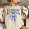 Love Starts With Mama - Family Personalized Custom Unisex Sweatshirt, Hoodie With Design On Sleeve - Mother's Day, Gift For Mom, Grandma
