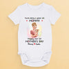 You're My Hero, Mommy - Family Personalized Custom Baby Onesie - Mother's Day, Baby Shower Gift, Gift For First Mom