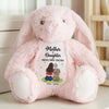 A Bond That Time Can’t Break - Family Personalized Custom Easter Bunny Plush - Mother's Day, Gift For Mom, Daughter
