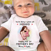 Mom, You're My Everything - Family Personalized Custom Baby Onesie - Mother's Day, Baby Shower Gift, Gift For First Mom