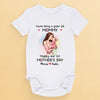 Mom, You're My Everything - Family Personalized Custom Baby Onesie - Mother's Day, Baby Shower Gift, Gift For First Mom
