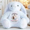 My First Best Friend, My Mommy - Family Personalized Custom Easter Bunny Plush - Mother's Day, Baby Shower Gift, Gift For First Mom