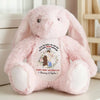 My First Best Friend, My Mommy - Family Personalized Custom Easter Bunny Plush - Mother's Day, Baby Shower Gift, Gift For First Mom