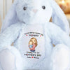 Our First Mother's Day Together - Family Personalized Custom Easter Bunny Plush - Mother's Day, Baby Shower Gift, Gift For First Mom